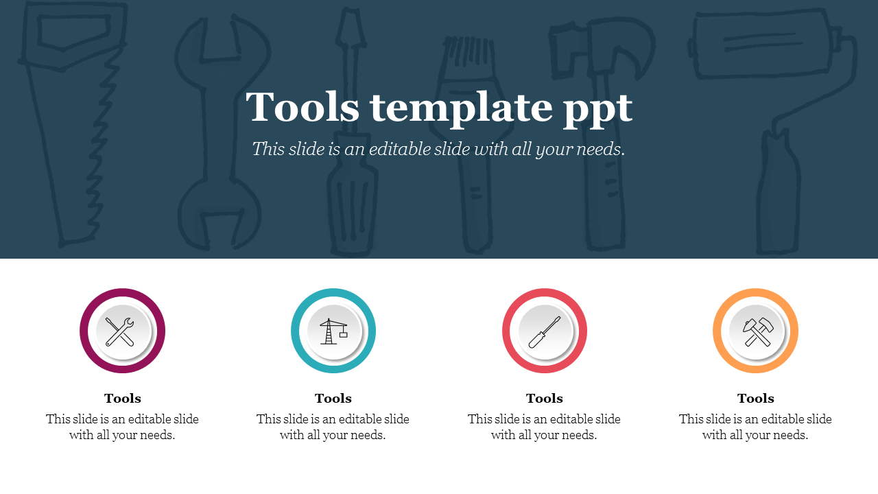 Inspire Everyone With Tools Template PPT Free Themes
